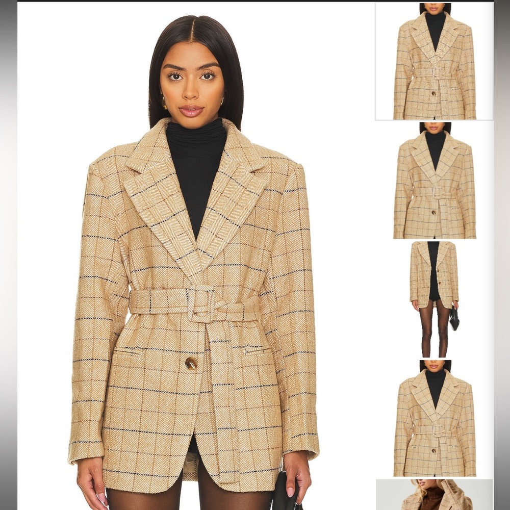 Astr the Label Lottie Blaze Taupe Size Small